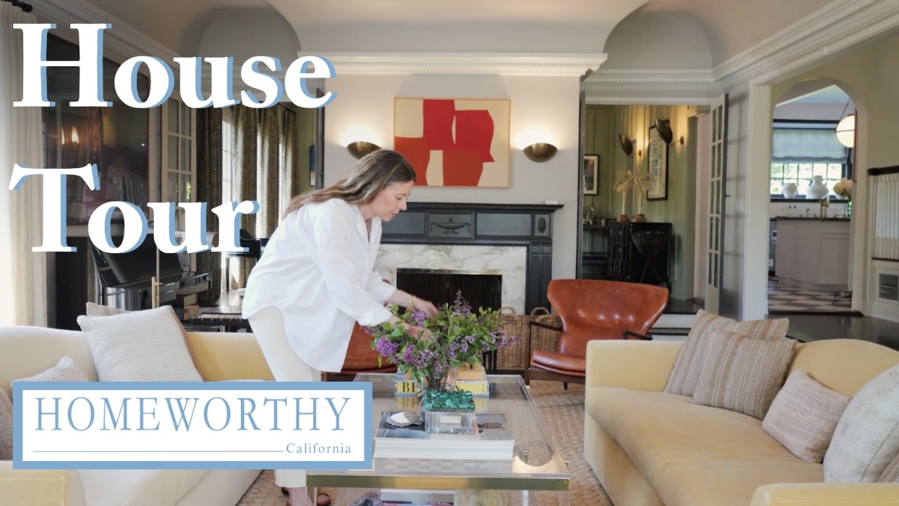 LOS ANGELES HOUSE TOUR | Inside a Stylish Hancock Park Home Filled with Antiques & Custom Furniture
