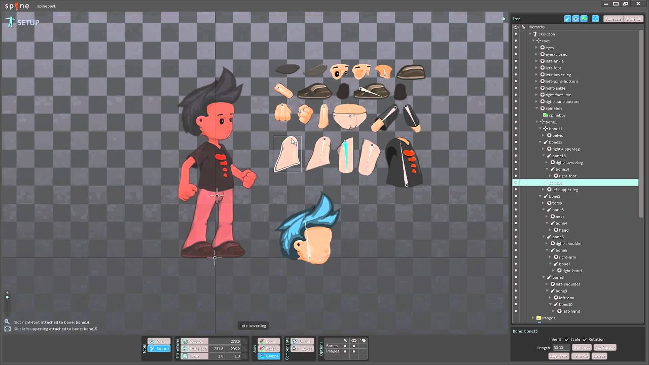 Spine - Alternative skeleton creation