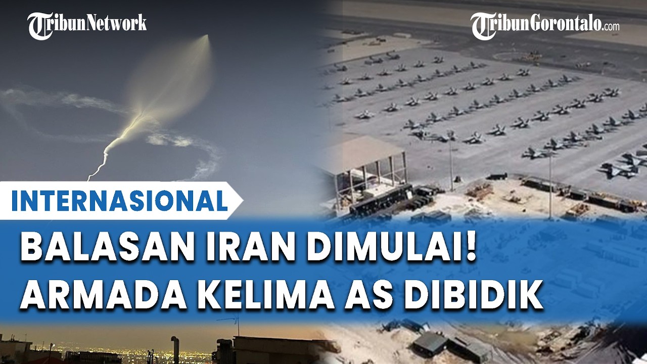 IRAN SERANG BALIK! Kapal Angkatan Laut AS Digempur Rudal, Armada Kelima di Bahrain Jadi Target