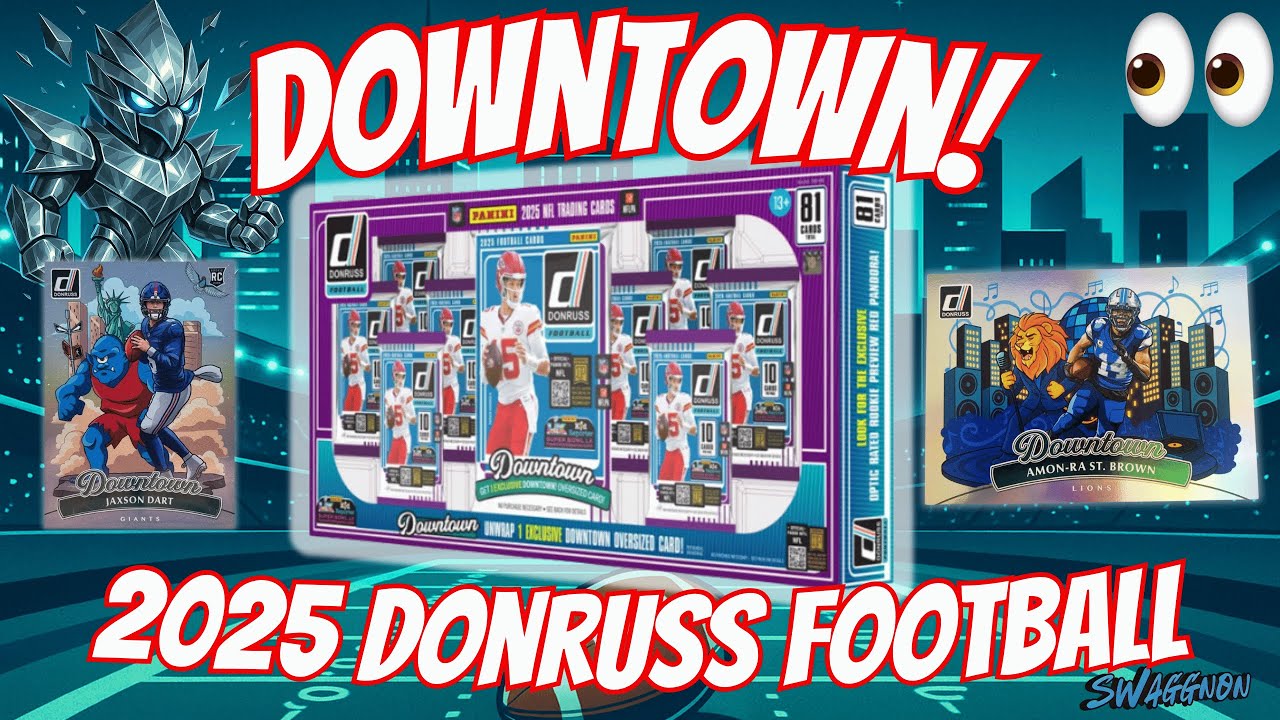 ПЕРВЫЙ ВЗГЛЯД: футбольные мячи Donruss Football Downtowns 2025 года 🔥 Представлены эксклюзивные в...