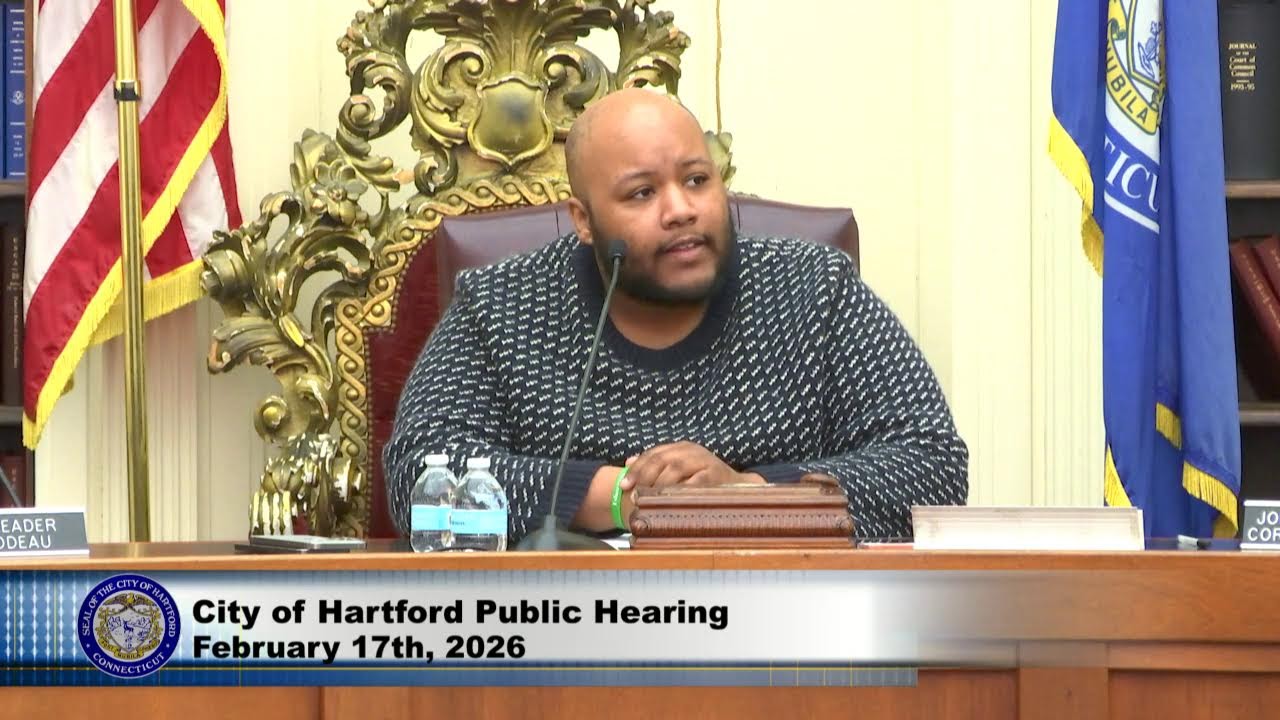 City of Hartford Public Hearing Meeting Feb 17th, 2026 Live Stream