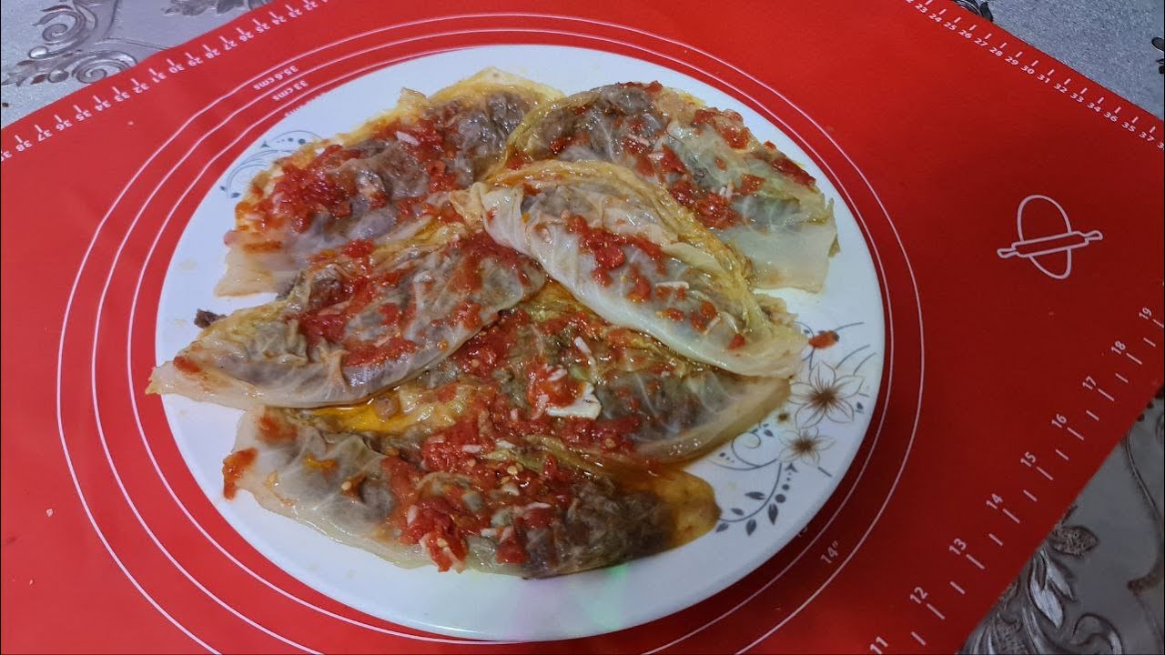 Qovurilgan karamli golubsi — noodatiy va juda mazali!/Капустные чебуреки с мясом- необычно и вкусно!
