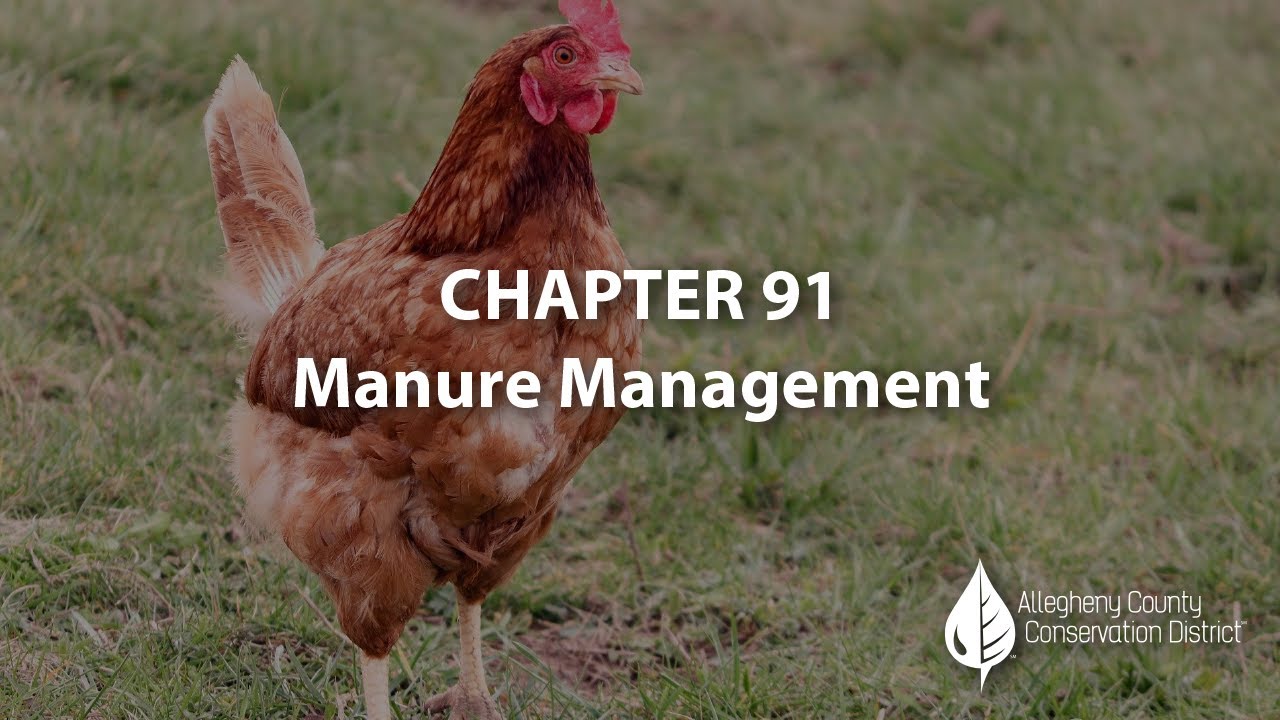 Chapter 91 Manure Management