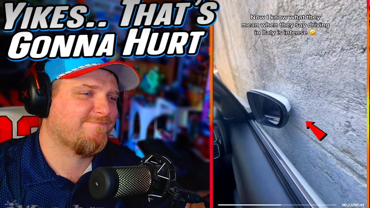 Давайте посмотрим, как американцы впервые водят машину в европейских городах.. 🚨🤣