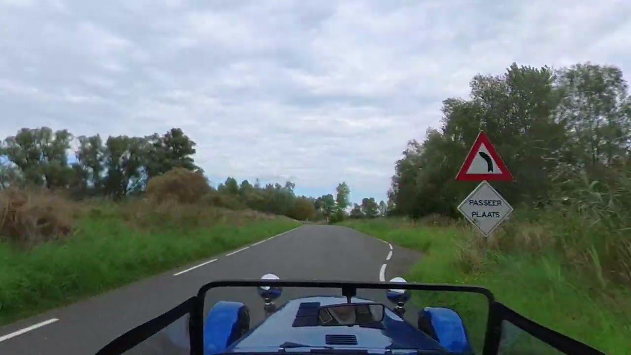Caterham through Biesbosch nature park, Netherlands 2023