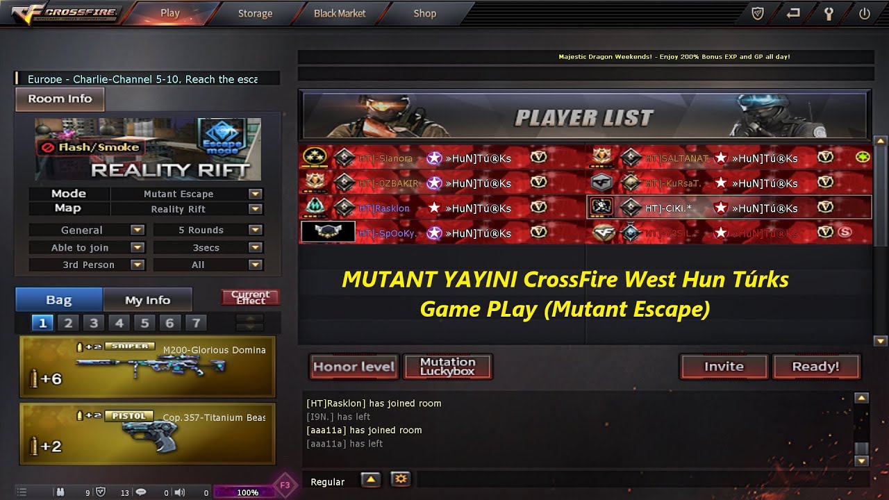 MUTANT YAYINI CrossFire West Hun Túrks Game PLay (Mutant Escape)