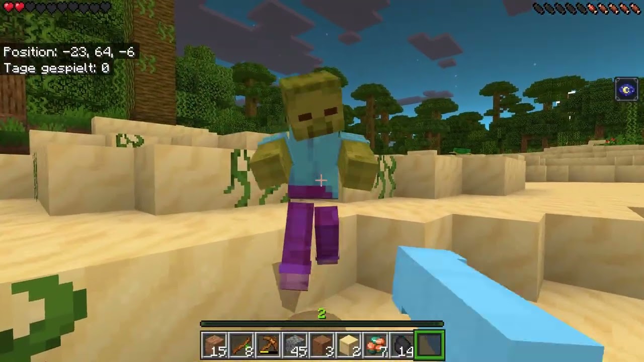 Ich spiele minecraft mit einem Zuschauer #1