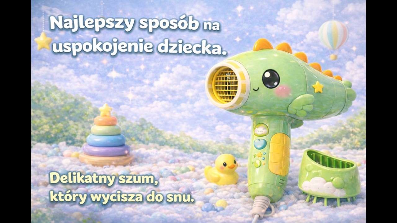Jak delikatny szum pomaga wyciszyć dziecko przed snem 🌙