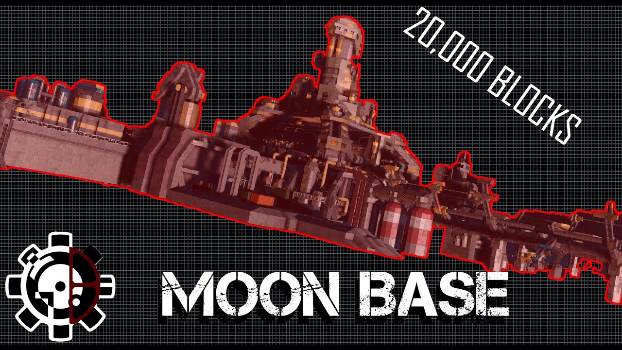 Space Engineers: Moon Resource Processing City