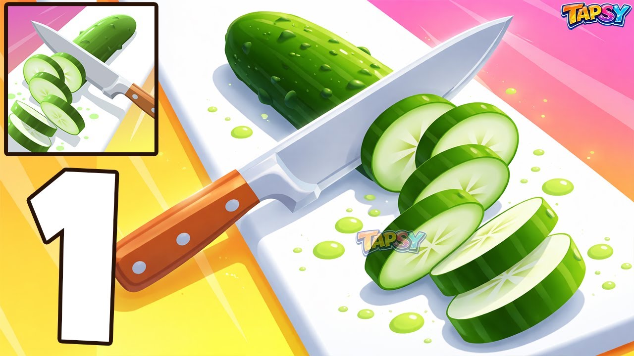 🔥Perfect Slices Gameplay Walkthrough Part 1 – Super Satisfying Slice Gameplay (Android,iOS)