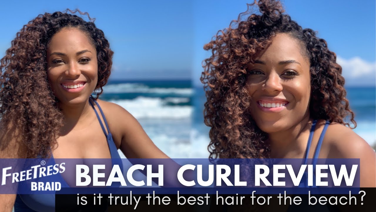 Обзор вязаных крючком волос FREETRESS BEACH CURL от Лии Лавон