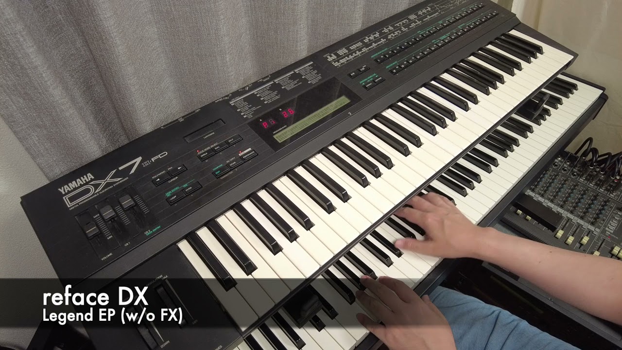 DX7 vs DX7ii-FD vs reface DX (Yamaha)