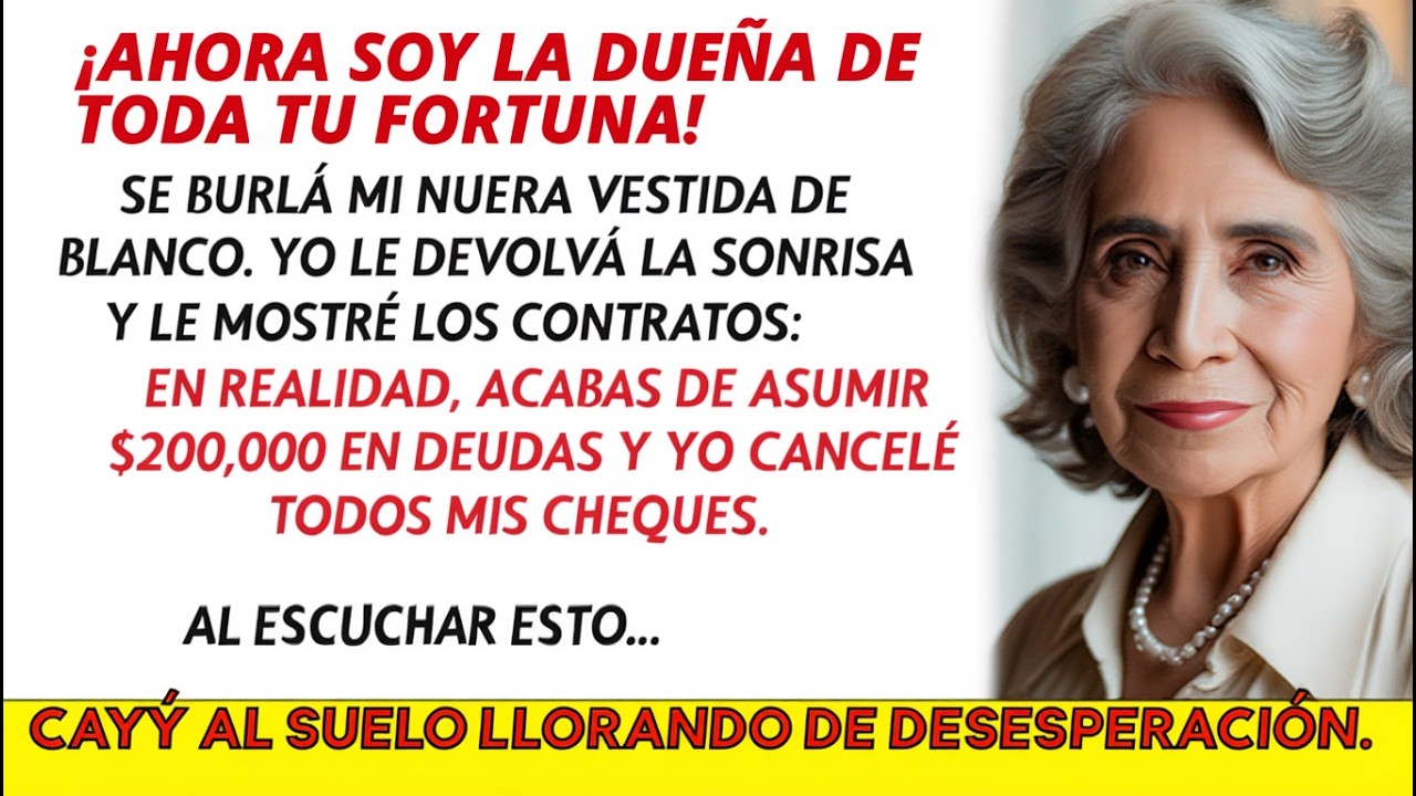 Escuché a mi nuera llamarme 