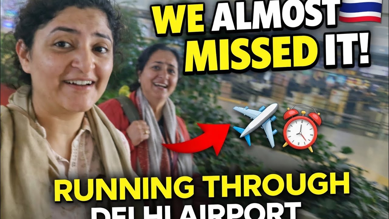 Flight Delays, Terminal Change & Finally Airborne ✈️ Thailand Vlog