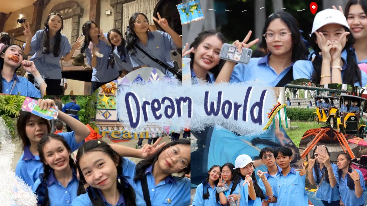 (VLOG) Dream World field trip ทัศนศึกษาที่ดรีมเวิลล์🎢🤹🏻✨ | ppnrmmm