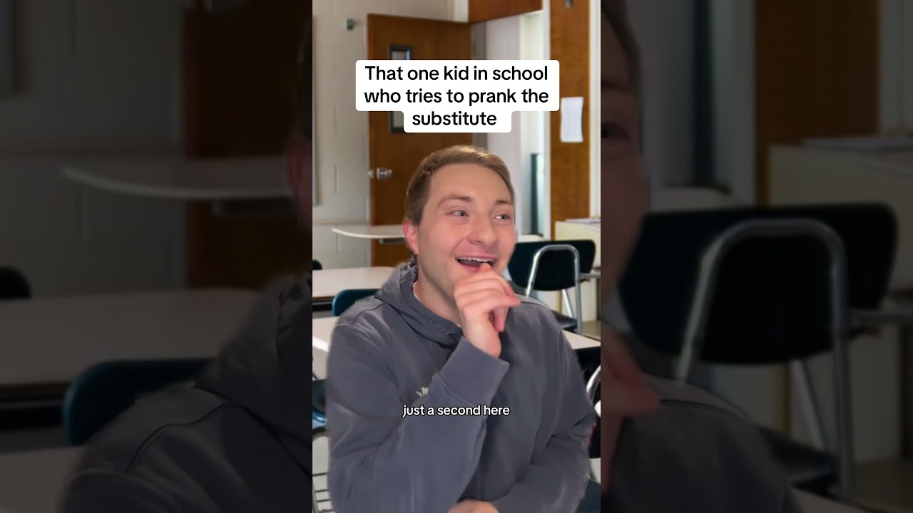 That one kid who wants to prank the substitute #school #pov #comedy