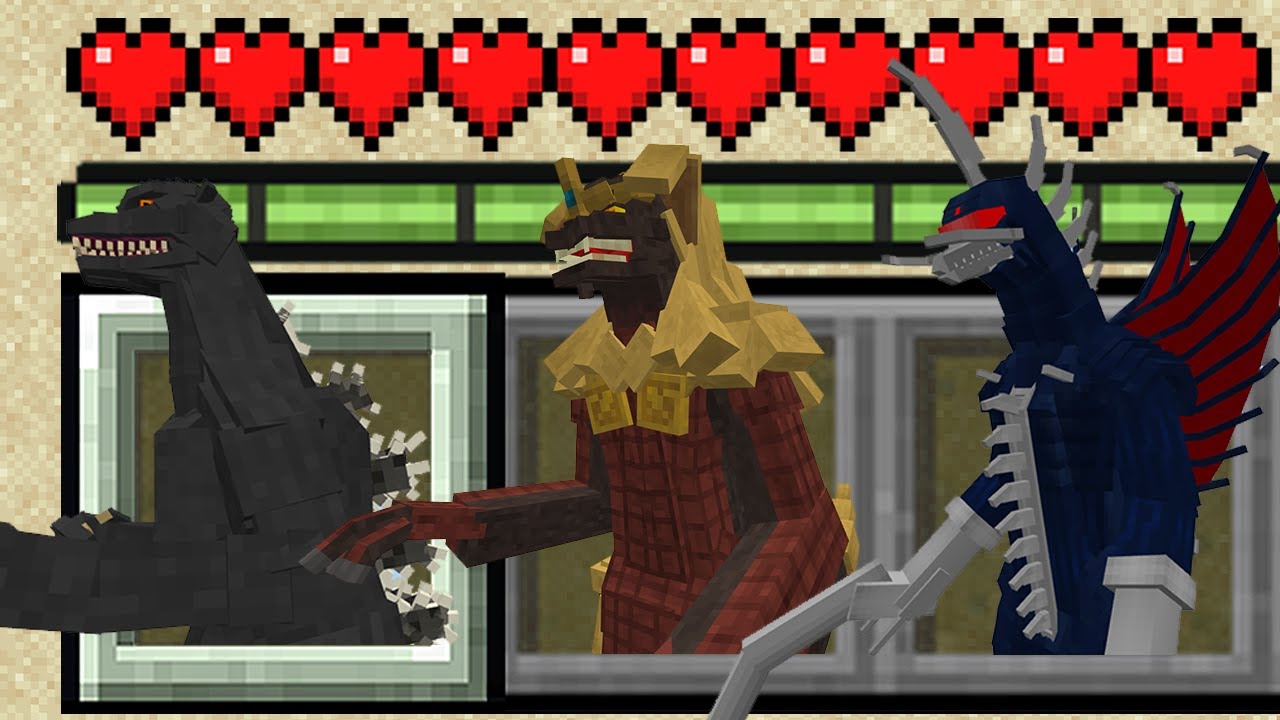 Minecraft PE GODZILLA FINAL WARS MOD in Minecraft Pocket Edition