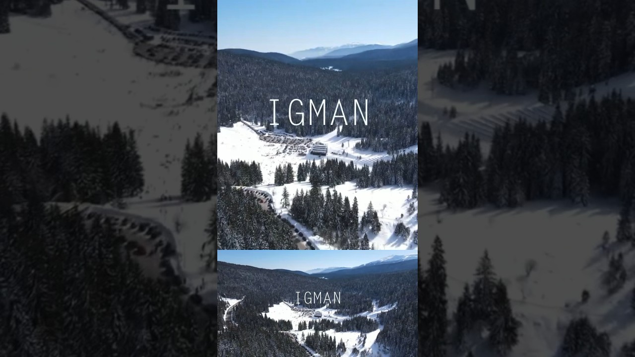 Suncem obasjana planina Igman, nadomak Sarajeva #igman #planina #sarajevo #1984 #olimpijada #bih