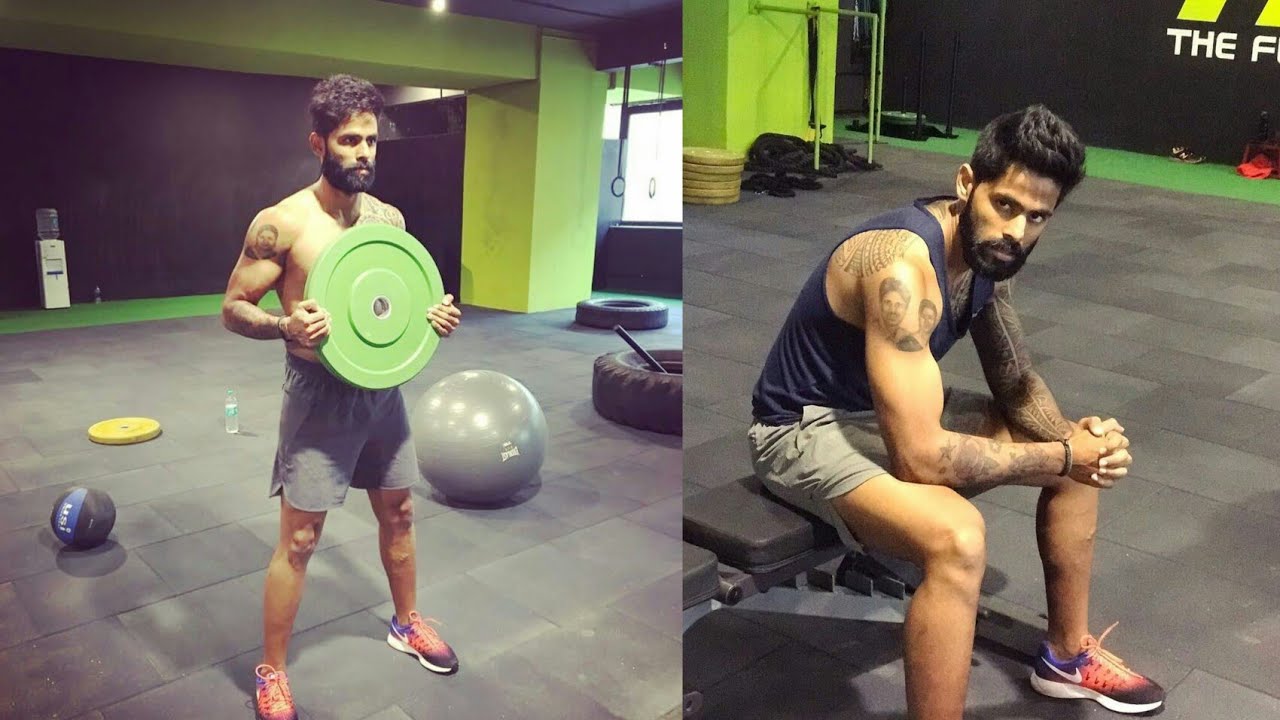 Surya Kumar Yadav (SKY) Amazing Gym Strength Cardio Core And Crossfit Workout...!!!!!😄😄😄