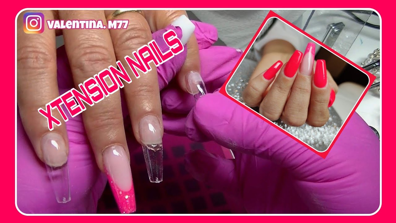 ALLUNGAMENTO UNGHIE CON TIP INTERA IN GEL | XTENSION NAILS TIP INTERA| @ValentinaMNails