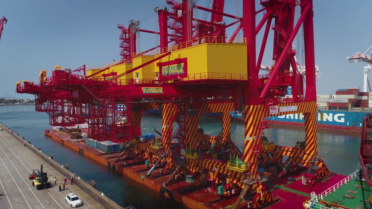 ZPMC Cranes Arriving to Patrick Terminals - Melbourne