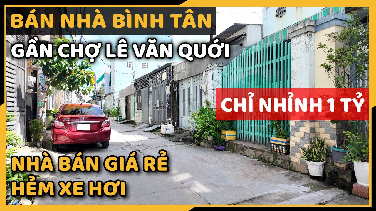 Bán nhà Bình Tân | DT 4 x 7,2 m bán nhà giá rẻ nhỉnh 1 tỷ gọi ngay 0337878099 gặp chủ nhà | sổ chung