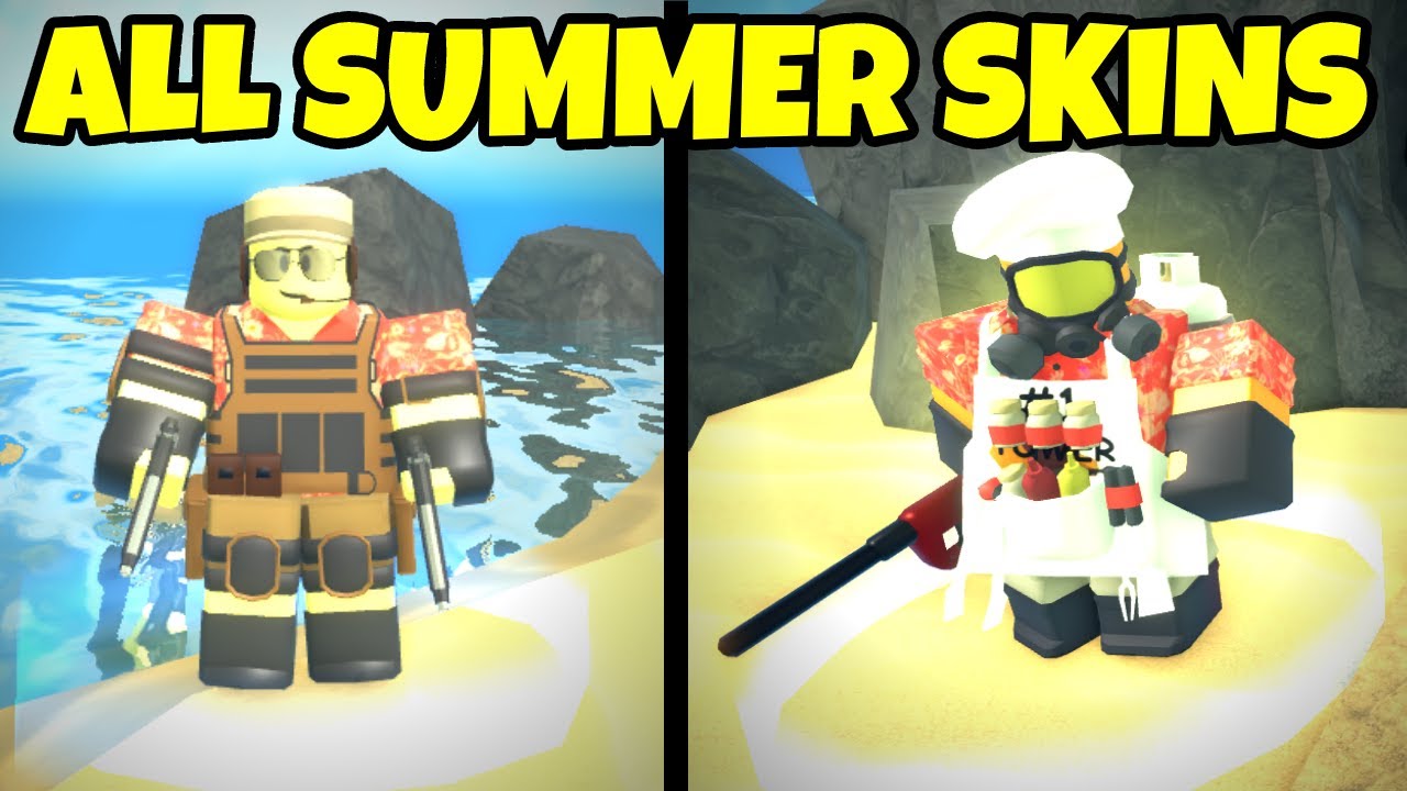 ALL NEW SUMMER SKINS in Roblox Tower Defense Simulator (TDS)