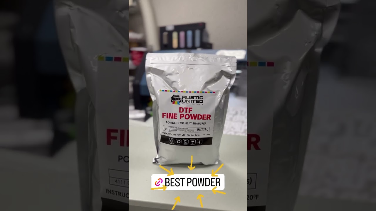 Dtf FINE POWDER #heatpressmachine #heatpressprinting #dtfsupplier #screenprint #supplier #dtf