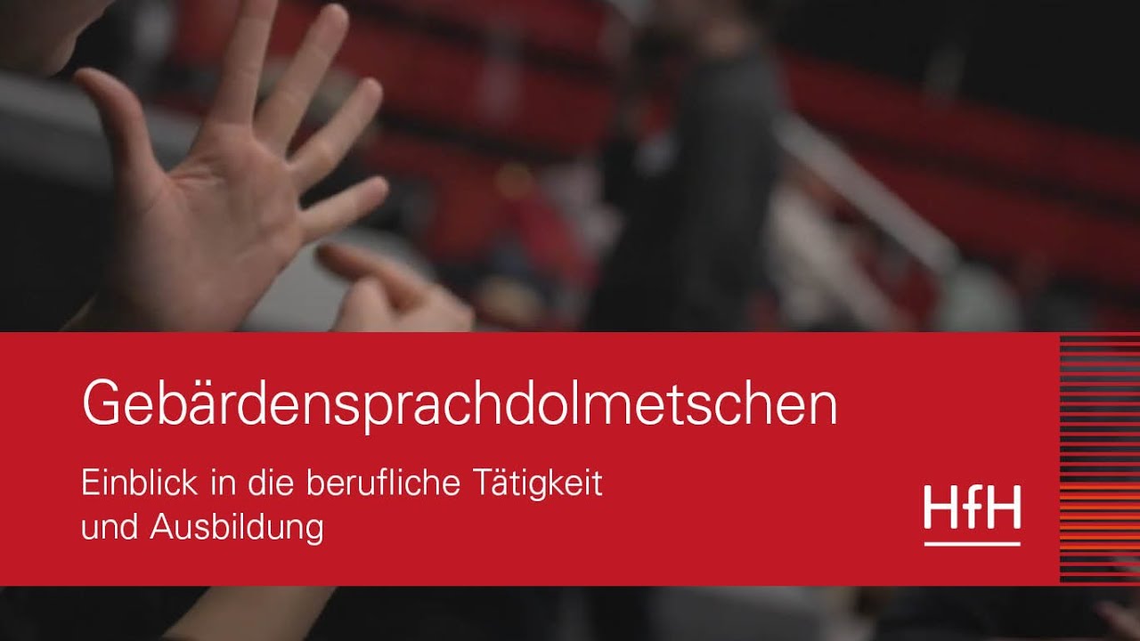 Berufsfeld Gebärdensprachdolmetschen
