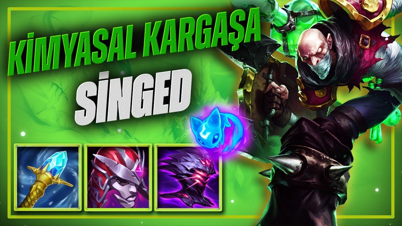 Singed vs Aatrox | Maini Çekip Takımı Sırtıma Alıyorum :D