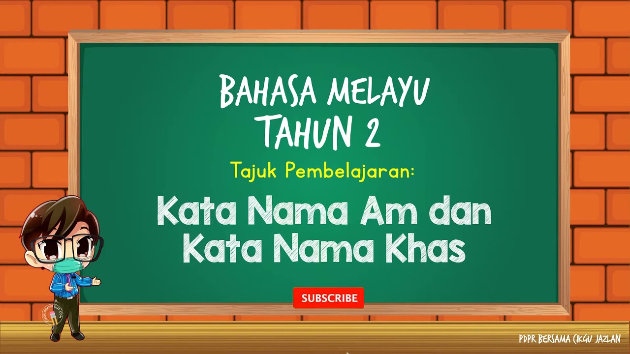 KATA NAMA AM DAN KATA NAMA KHAS TAHUN 2