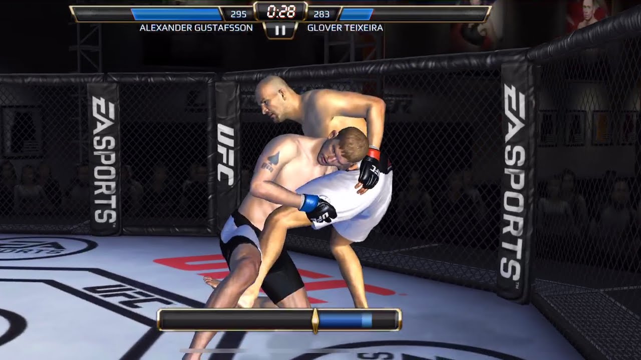 EA Sports UFC IOS game - Alexander Gustafsson vs Glover Teixeira Loss and Remach !