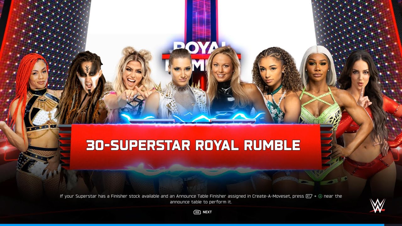 JUNE 2025 WOMEN'S ROYAL RUMBLE - WWE 2K25