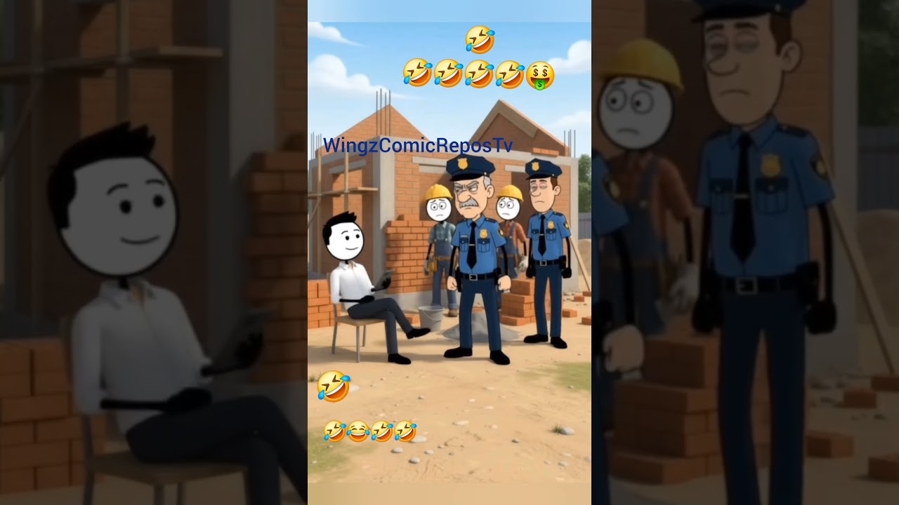 When The Police Officer Starts Building Your House 😭