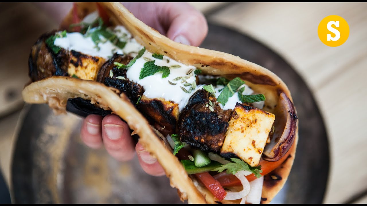 Spiced Lamb and Paneer Wrap Recipe #Ad