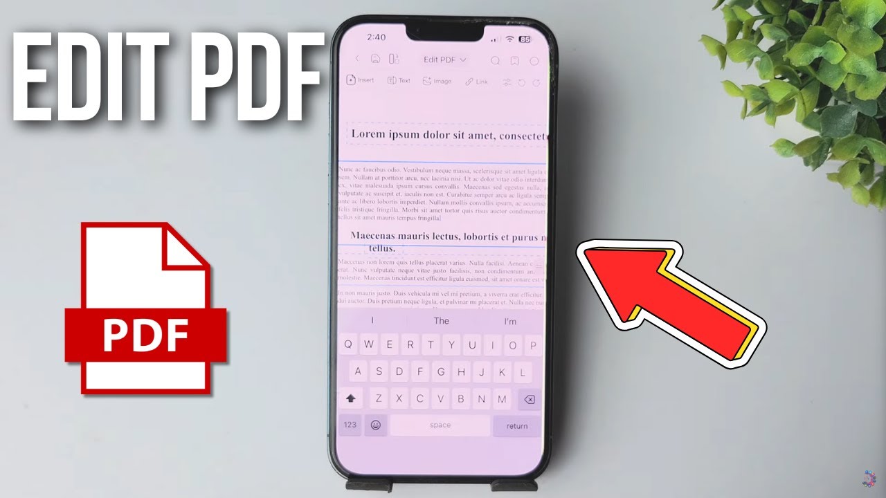 Как редактировать PDF-файл на iPhone
