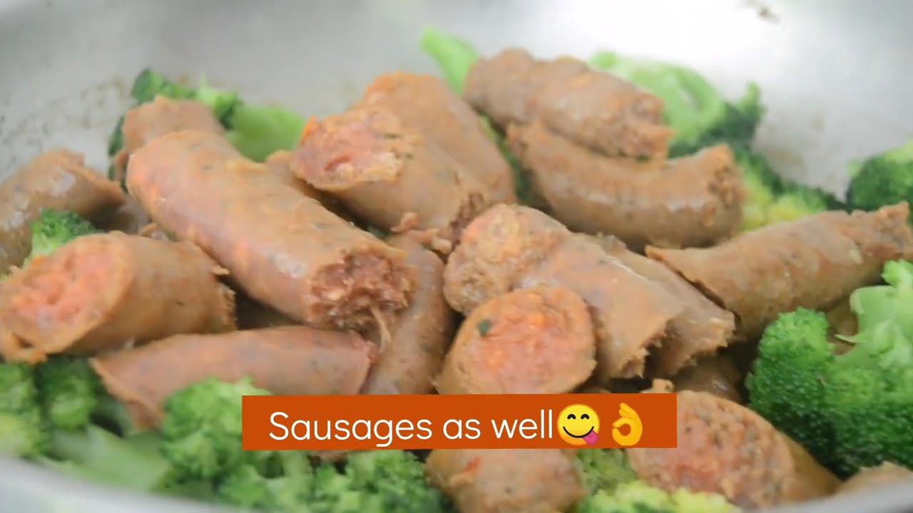 Easy Sunday Lunch using Broccoli and Sausage😋