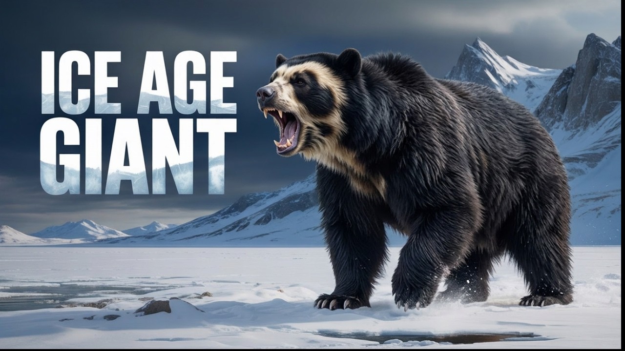 🐻 Arctodus simus – The Giant Short-Faced Bear of the Ice Age