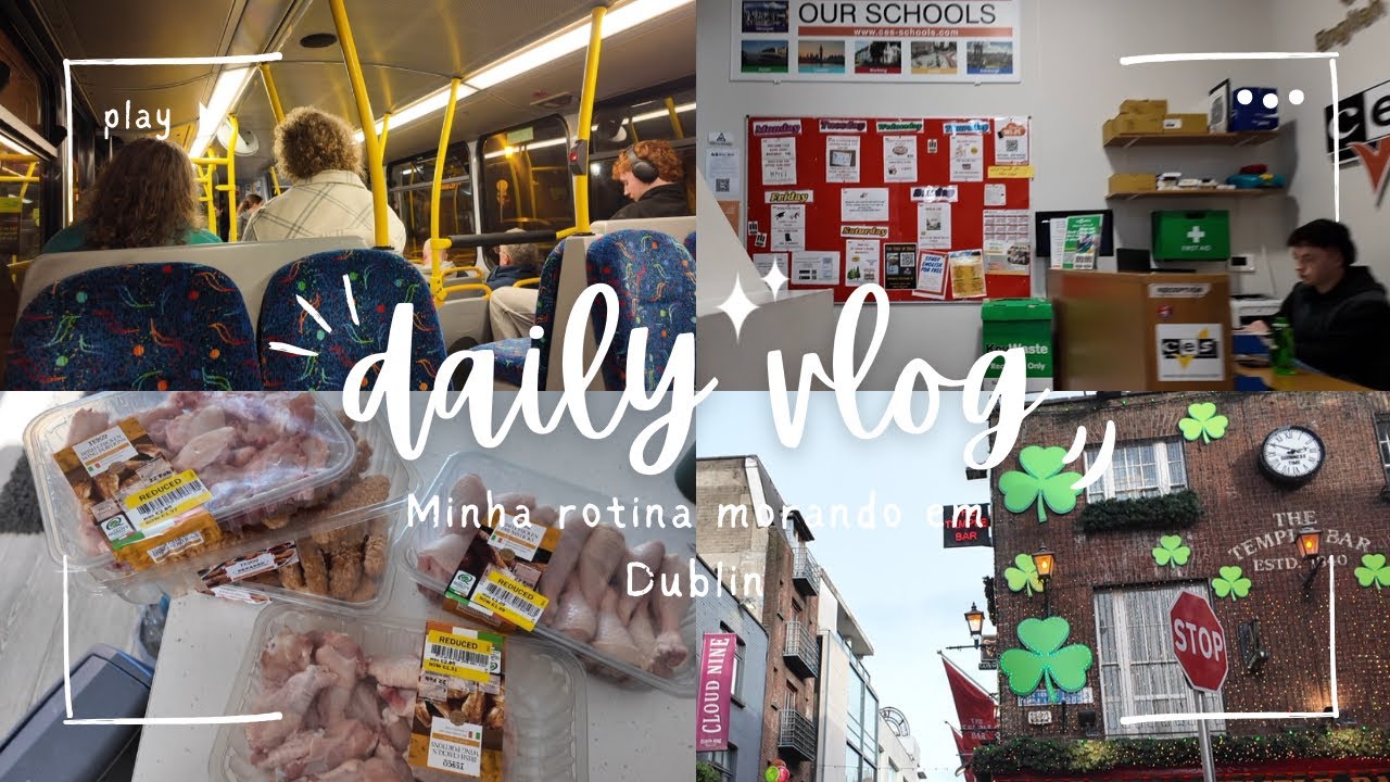 Vlog Intercâmbio na Irlanda: Rotina de trabalho morando em Dublin.