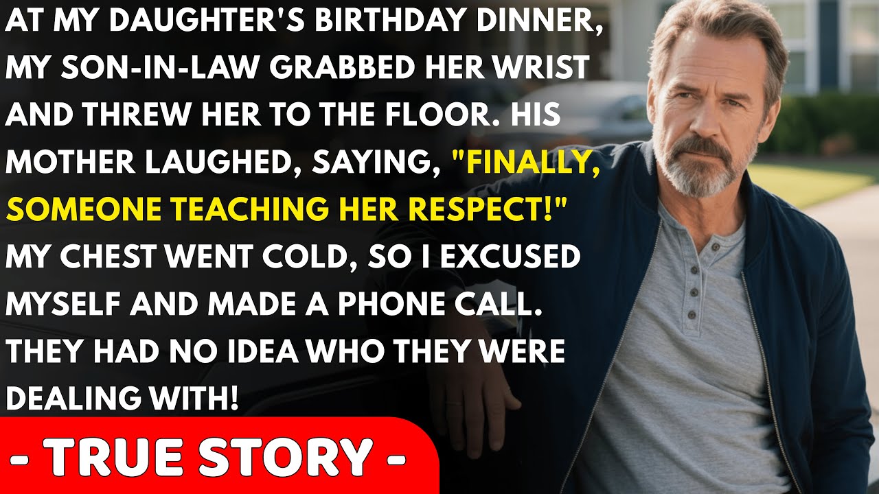 My Son-In-Law Threw My Daughter To The Floor, So I Made A Call And Everything Changed... True Story