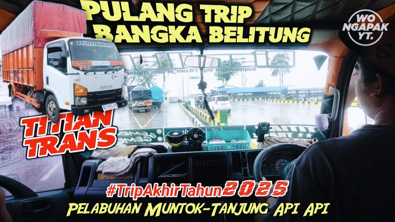 TRIP AKHIR TAHUN‼️ Pulang trip dari Bangka Belitung//Naik kapal goyang goyang😱