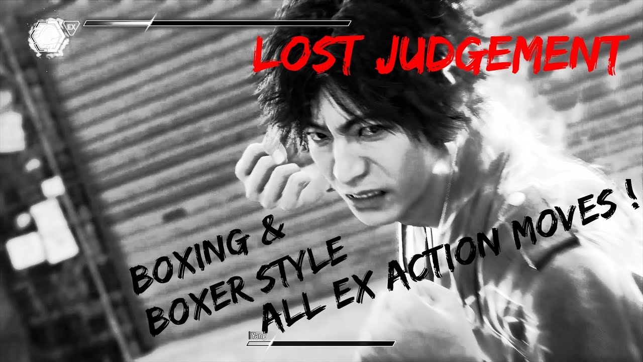 Lost Judgment - Boxing & Boxer Style (DLC) - All EX Actions (Heat Moves) | Xbox Series S/X & PS 5