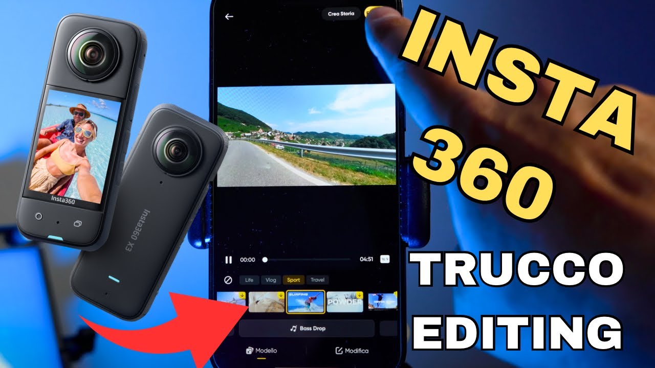 INSTA 360...COME EDITARE VELOCEMENTE