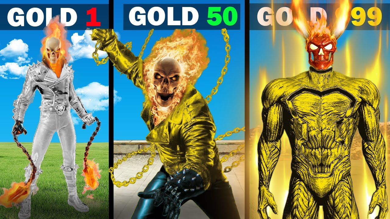 Upgrading To GOLD GHOST RIDER in GTA 5