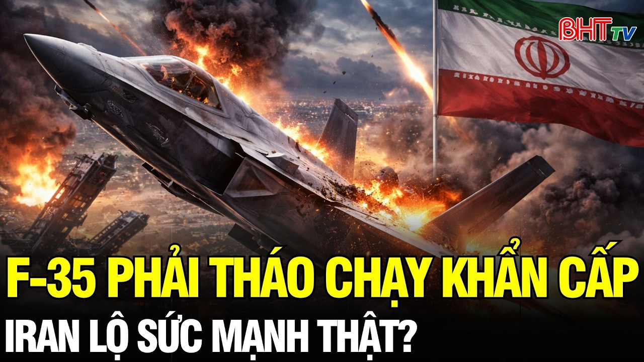 Điểm nóng: “Vua bầu trời” F-35 bị xuyên thủng – phòng không Iran đáng gờm đến mức nào?