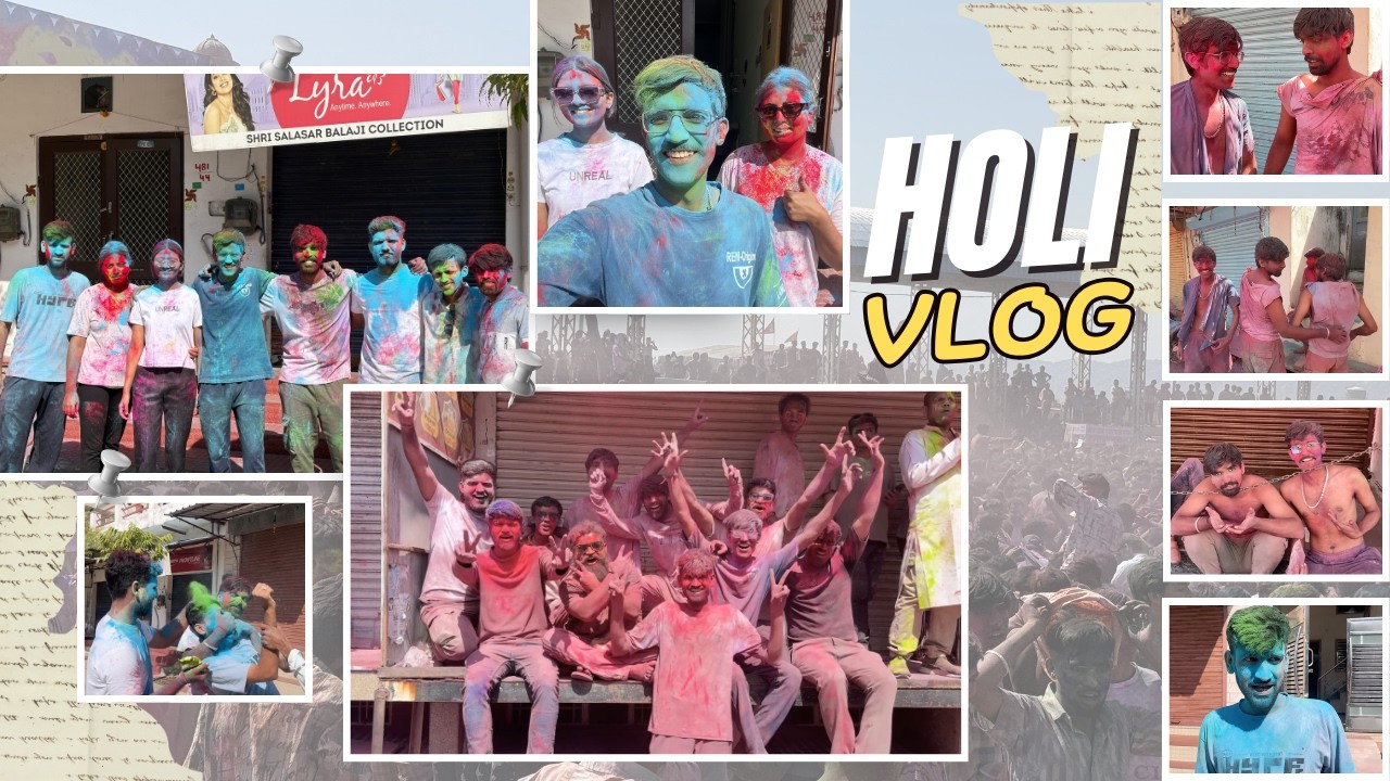 Holi Celebration With Brothers | WanderingFellows