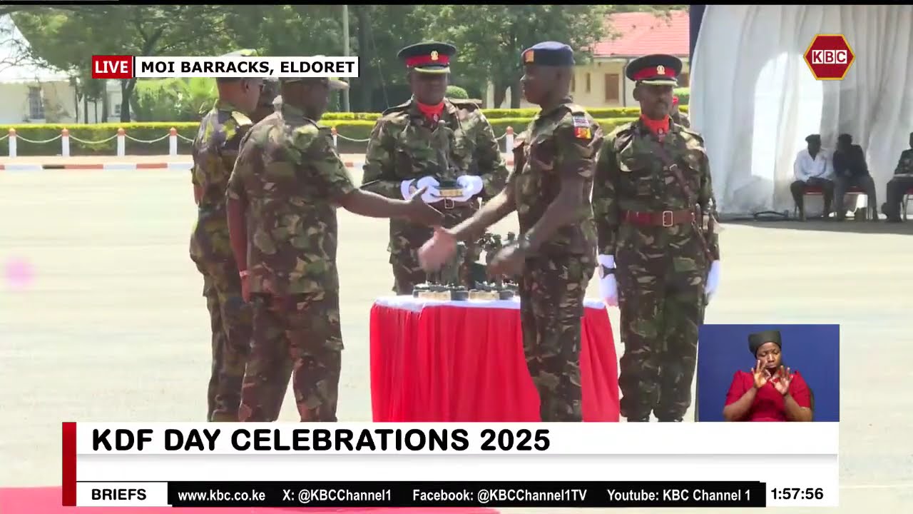 President Ruto Presents Honours and Awards to KDF Officers and Service Members