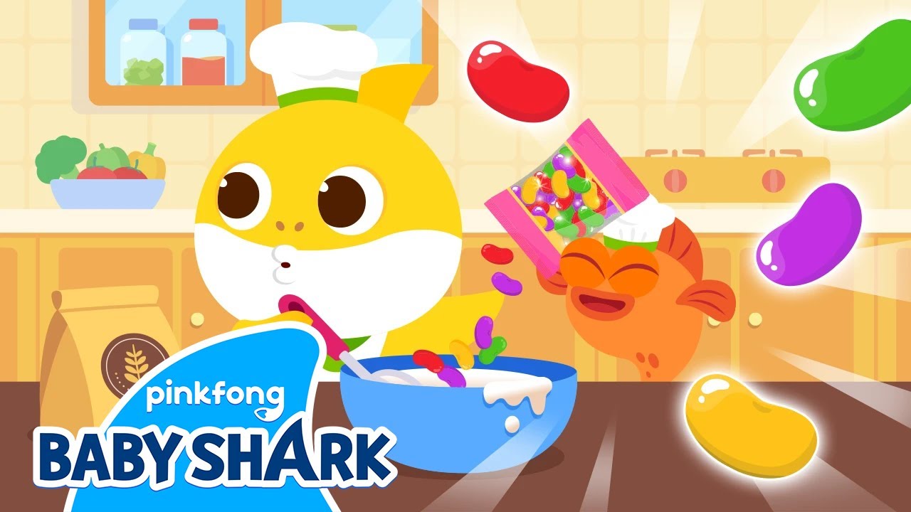🍝When Pasta Meets 🍬Jelly, what happens next?ㅣBaby Shark Pizza Game App