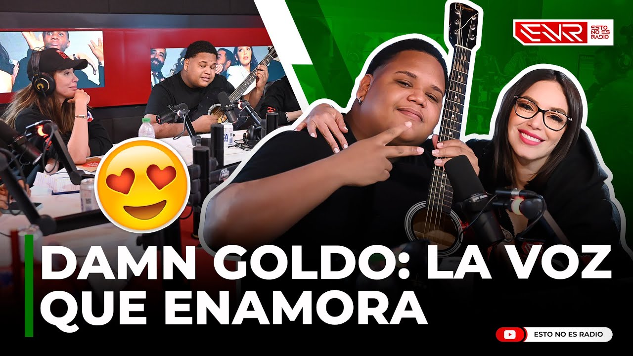 LA VOZ QUE ENAMORA: DAMN GOLDO INTERPRETA SUS MEJORES CANCIONES EN CABINA