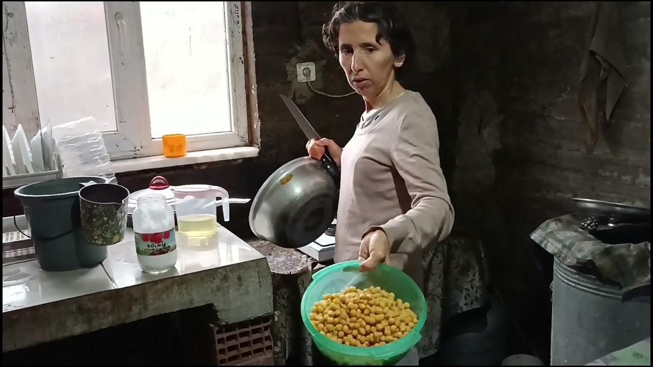 Kışdaki köy hayatımız soğuk kış günü 